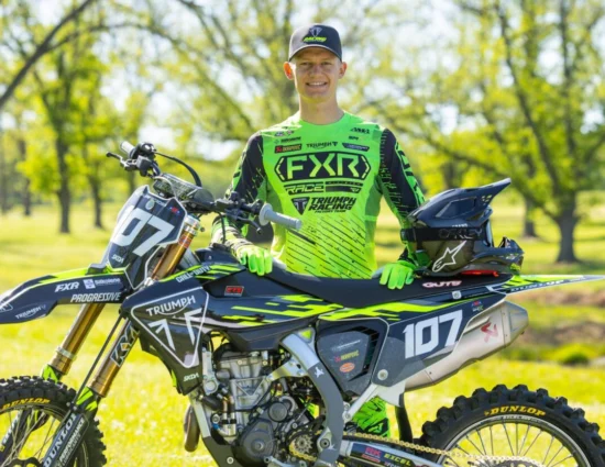 National | Mikkel Haarup parteciperà al campionato outdoor su una Triumph TF250-X factory