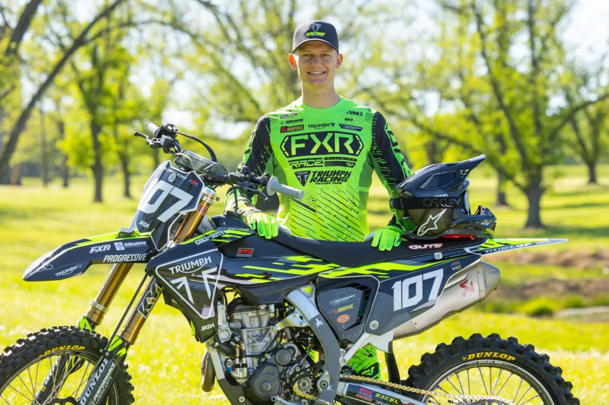 National | Mikkel Haarup parteciperà al campionato outdoor su una Triumph TF250-X factory