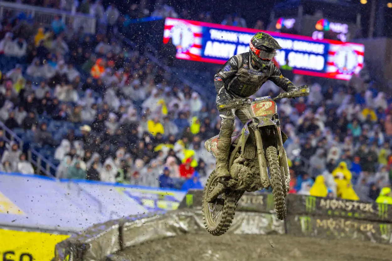 Supercross | Foxborough 2025, Webb: “Non so cosa sia successo all’ultimo giro, sono entusiasta del podio”