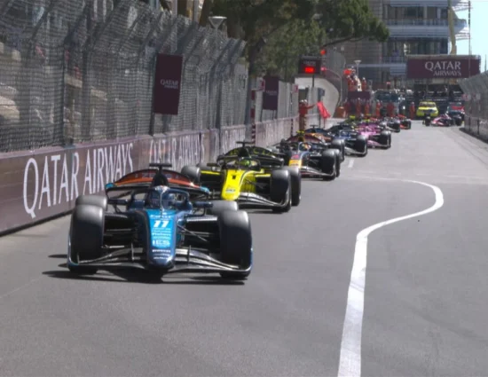 F2 | GP Monaco 2025, Feature Race: Jak Crawford vince una gara caotica su Fornaroli e Montoya. Incidente multiplo al via, coinvolti in sette
