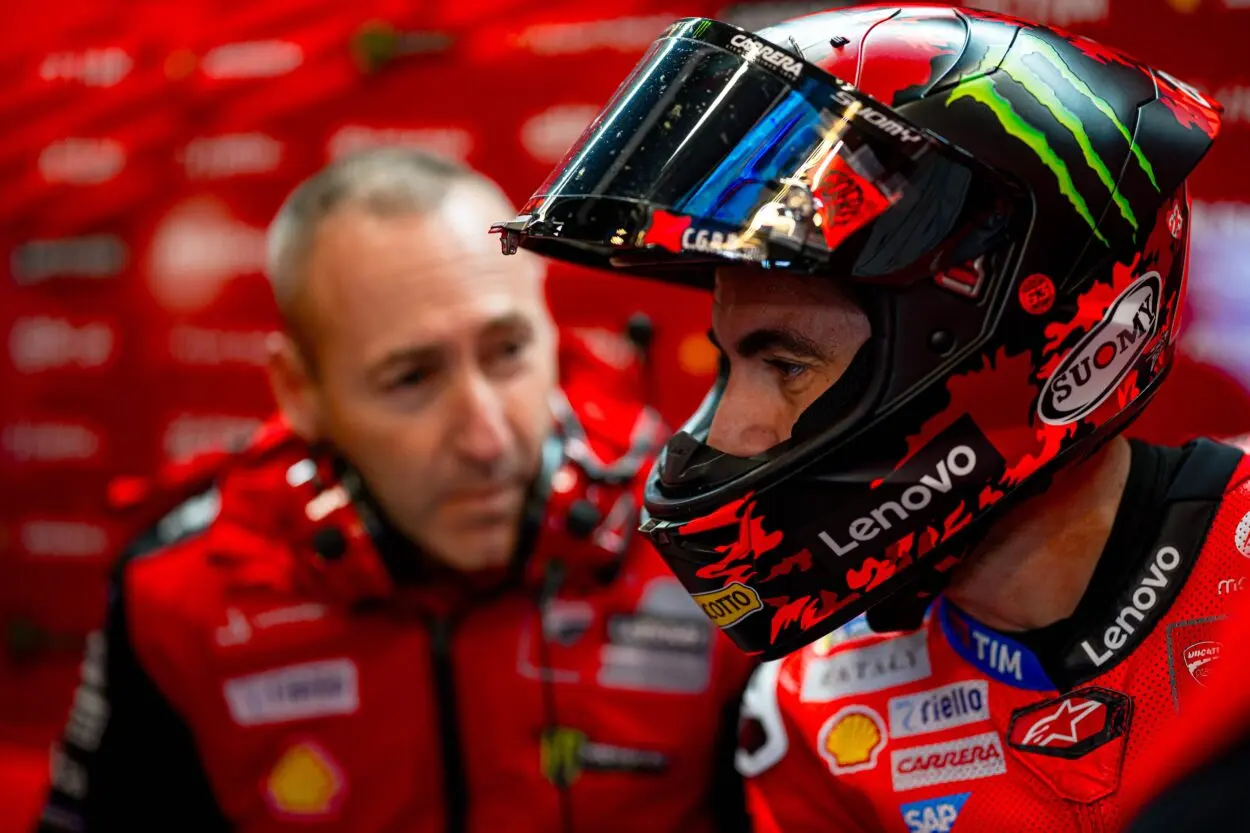 MotoGP | Gigi Dall’Igna commenta la gara di Silverstone del team Ducati Lenovo: “Márquez ha ribaltato la situazione, non ci sono giustificazioni per Bagnaia”