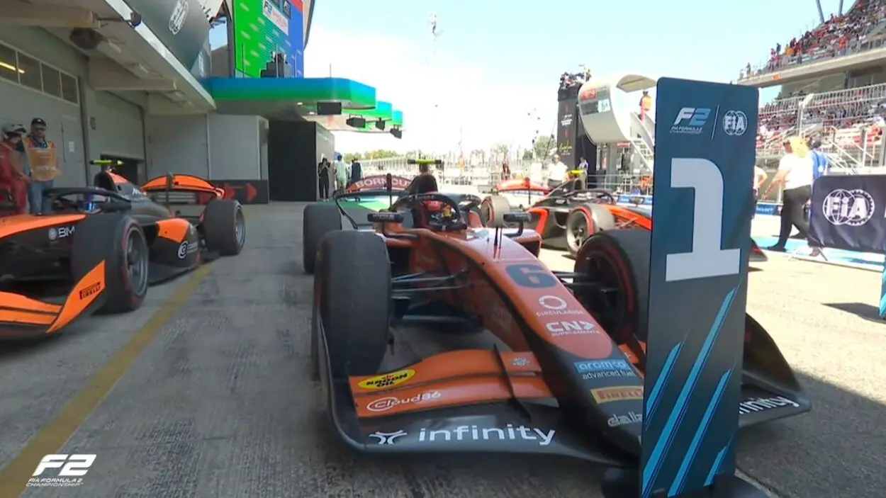 F2 | GP Spagna 2025, Sprint Race: la Safety Car premia Verschoor, Dunne e Villagomez a podio