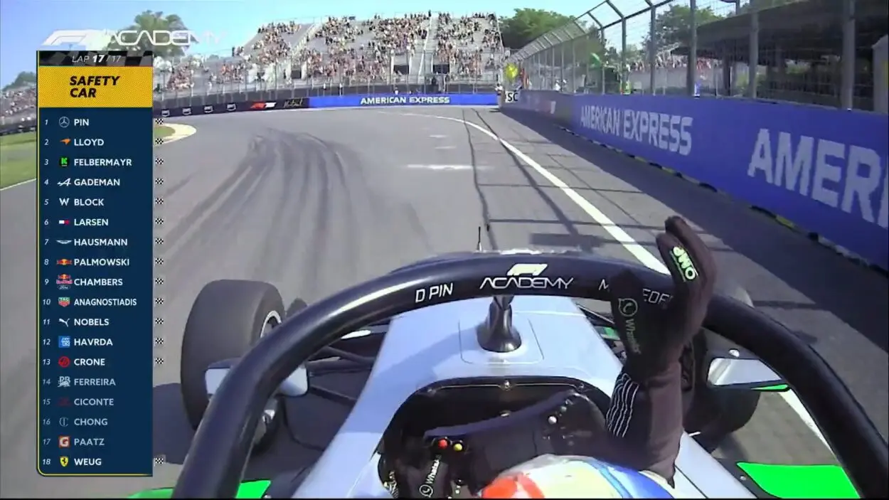 F1 Academy | GP Canada 2025: Pin si aggiudica la vittoria in gara 1 e diventa leader del campionato. Lloyd e Felbermayr a podio