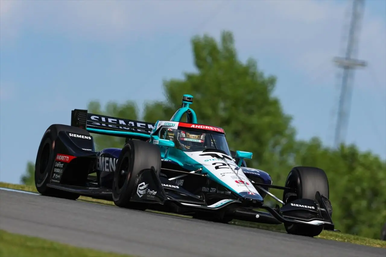 IndyCar | GP Road America 2025, Practice 1: Kyle Kirkwood in testa alla fine della prima sessione