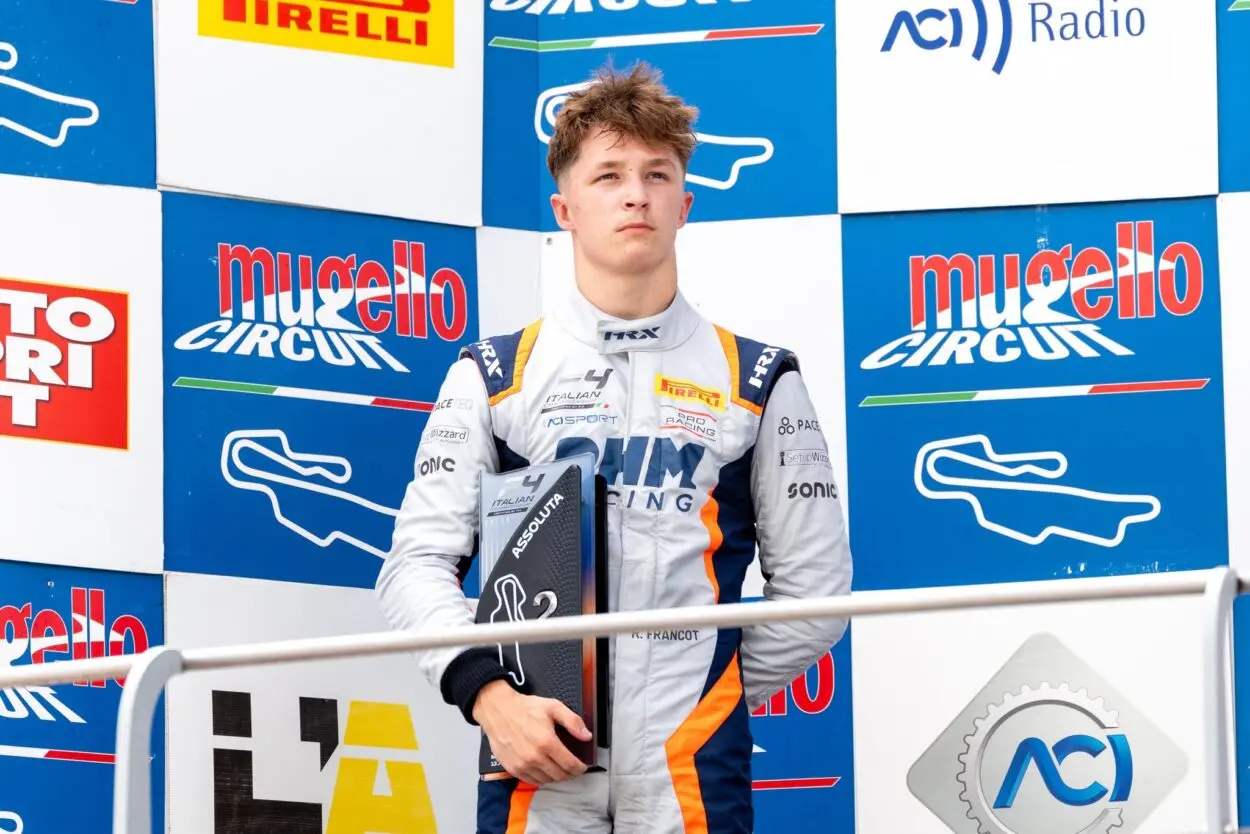 F4 Italia | Intervista esclusiva a Reno Francot: “Mi piacciono molto le piste con curve veloci”