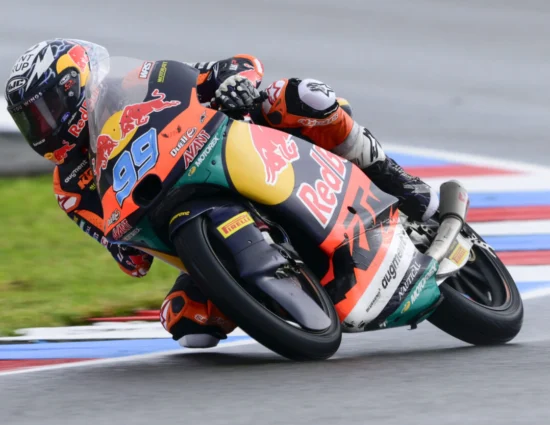 Moto3 | GP Cechia 2025, FP2: Rueda il più veloce,  4° Foggia. Caduta per Carpe