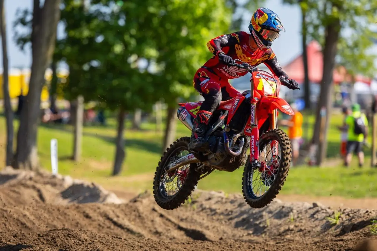 National | Unadilla 2025, 450cc Moto 1: ennesimo assolo di Jett Lawrence