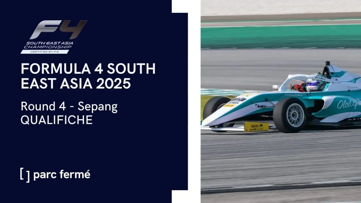 Parc Fermé | F4 South East Asia: Sepang #2 2025, Qualifiche [LIVE VIDEO]
