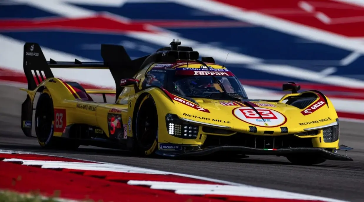 WEC | Lone Star Le Mans 2025, FP3: doppietta Ferrari con AF Corse #83 in testa nell’ultima sessione di prove libere