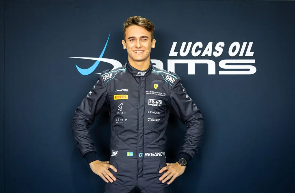 F2 | Dino Beganovic passerà in DAMS Lucas Oil per la stagione 2026