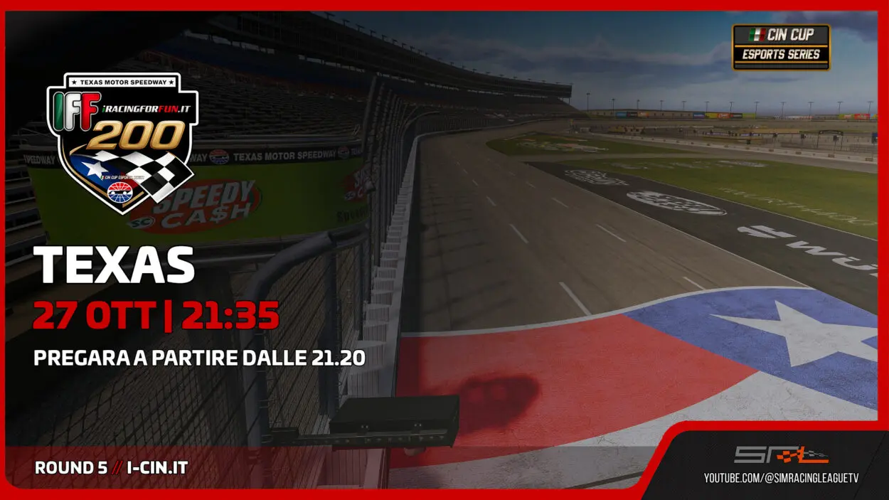 eSport | CIN Cup eSports Series: Texas, tori e gomme