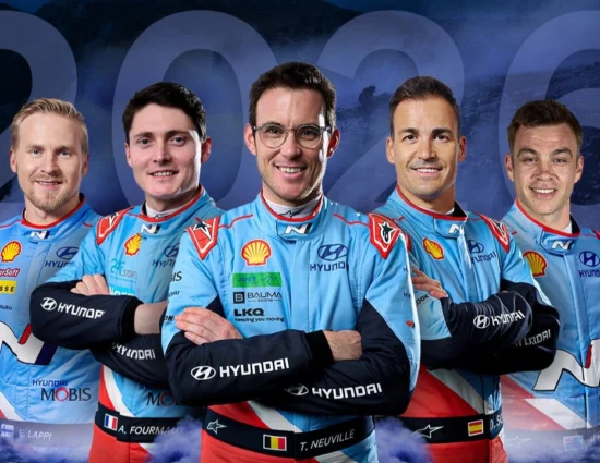 WRC | Hyundai annuncia la line-up piloti per il 2026: esperienza al centro del progetto