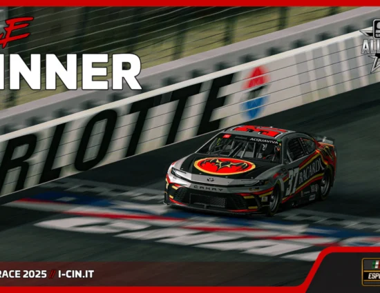 eSport | CIN Cup eSports Series: Acquaviva trionfa nella All-Star Race 2025 a Charlotte!