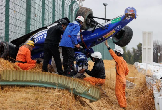 Super Formula | Luke Browning, volo tremendo alla 130R a Suzuka: Hans e Halo salvano ancora una vita
