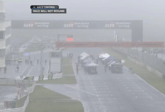 Super Formula | Autopolis 2026: Gara cancellata per nebbia e pioggia