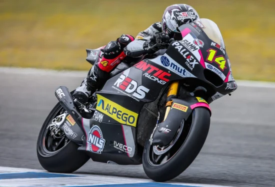 Moto2 | GP Spagna 2026, FP2: Tony Arbolino domina sul bagnato a Jerez