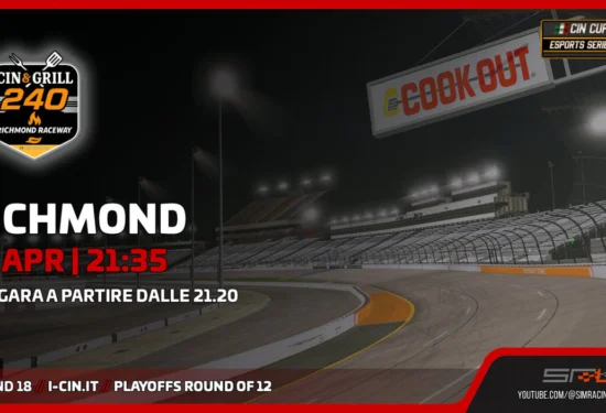 eSport | CIN Cup eSports Series: Richmond decide tutto, dentro o fuori